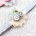 Friendly Colorful Luxury Cloth Pet Dog Flower Collar